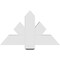 Ekena Millwork Kennewick Architectural Grade PVC Gable Bracket, 36"W x 21"H x 4"D x 6"F, 14/12 Pitch GBP036X21X0406KEN00 - alternate 4